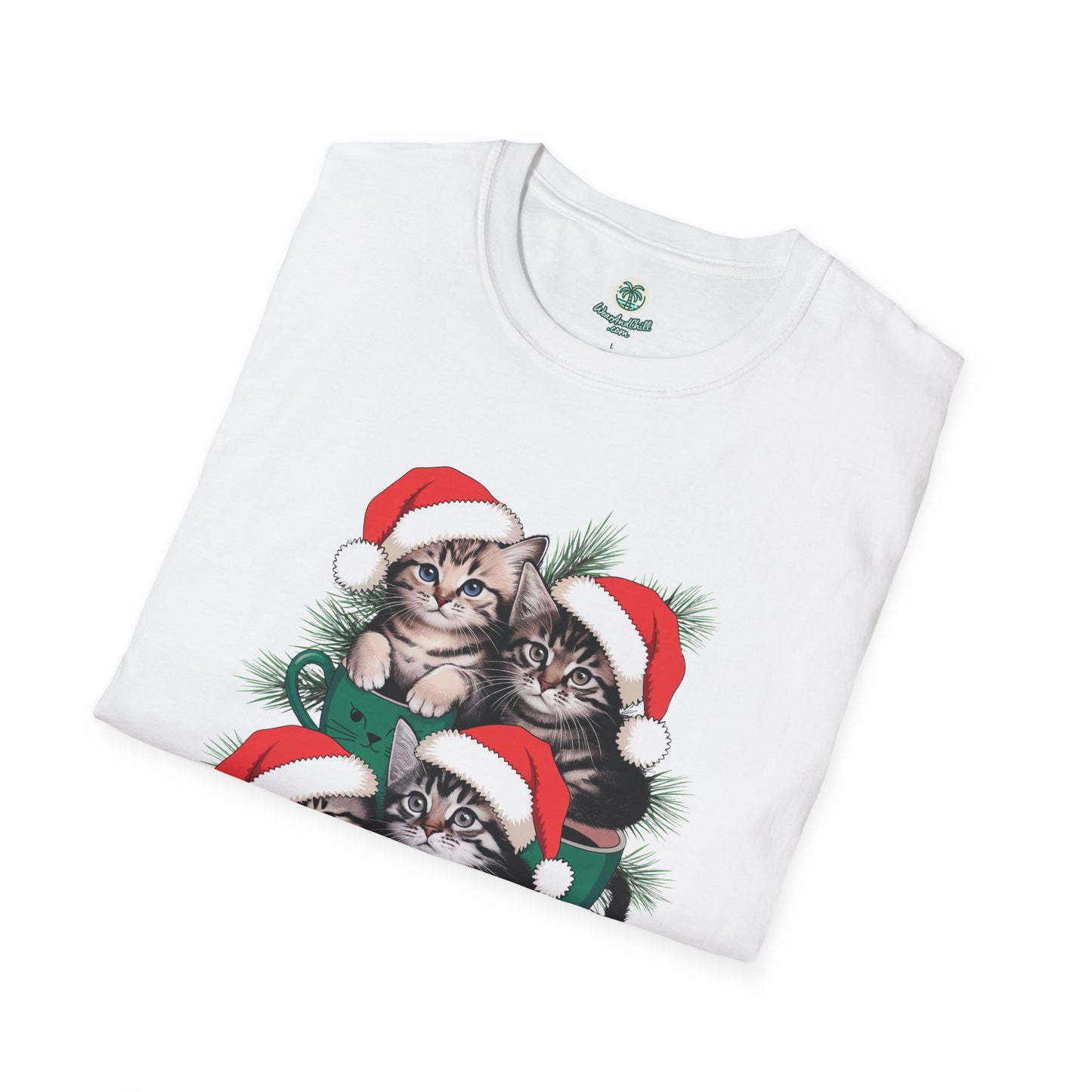 Cozy kittens with festive mugs