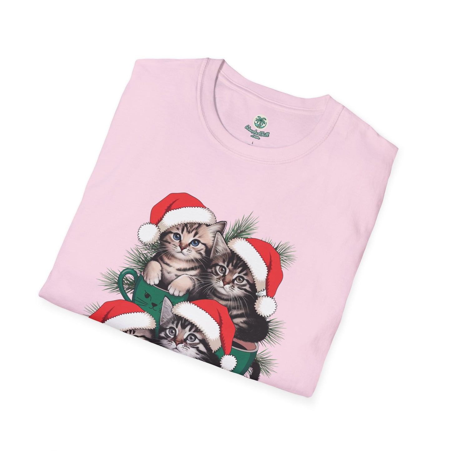 Cozy kittens with festive mugs