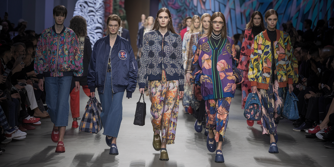Kenzo's Paris Fashion Week Stunner: 90s Street Style Meets Floral Flair!