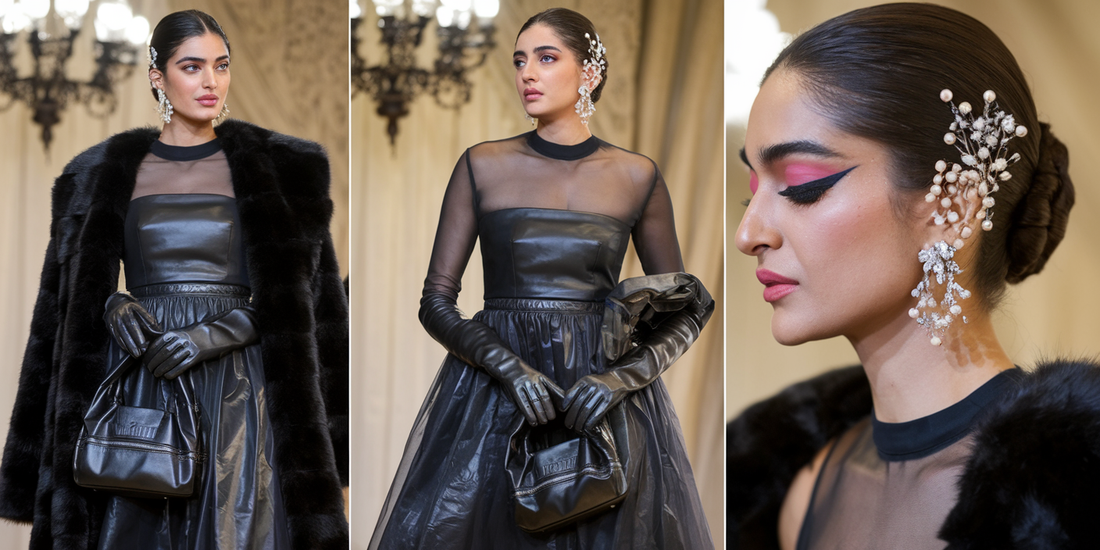 Sonam Kapoor's Paris Fashion Week Look: A Sheer Dress and Faux Fur You Can't Miss!