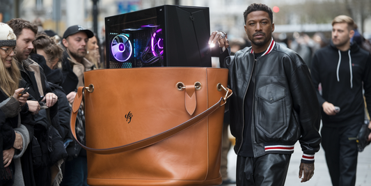 Outrageous Fashion Trend: Carry Your Entire Gaming PC in This Wildly Stylish Bucket Bag!