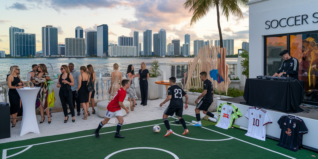 When Fashion Scores a Goal: Miami's Art Basel Merges Haute Couture and Football Fever!