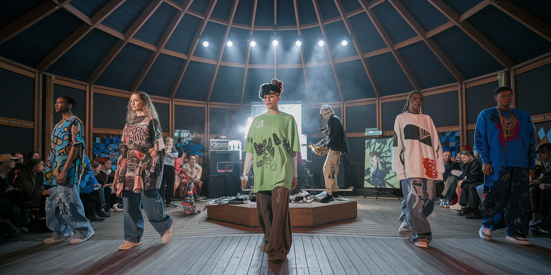 Tattoos, Tunes, and Trends: AHZUWOP's Fashion Extravaganza at a Tattoo Shop!