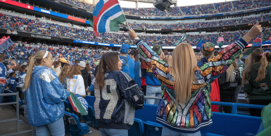 NFL Fashion Frenzy: Meet the Women Turning Stadiums into Runway Shows with Bedazzled DIY Outfits!