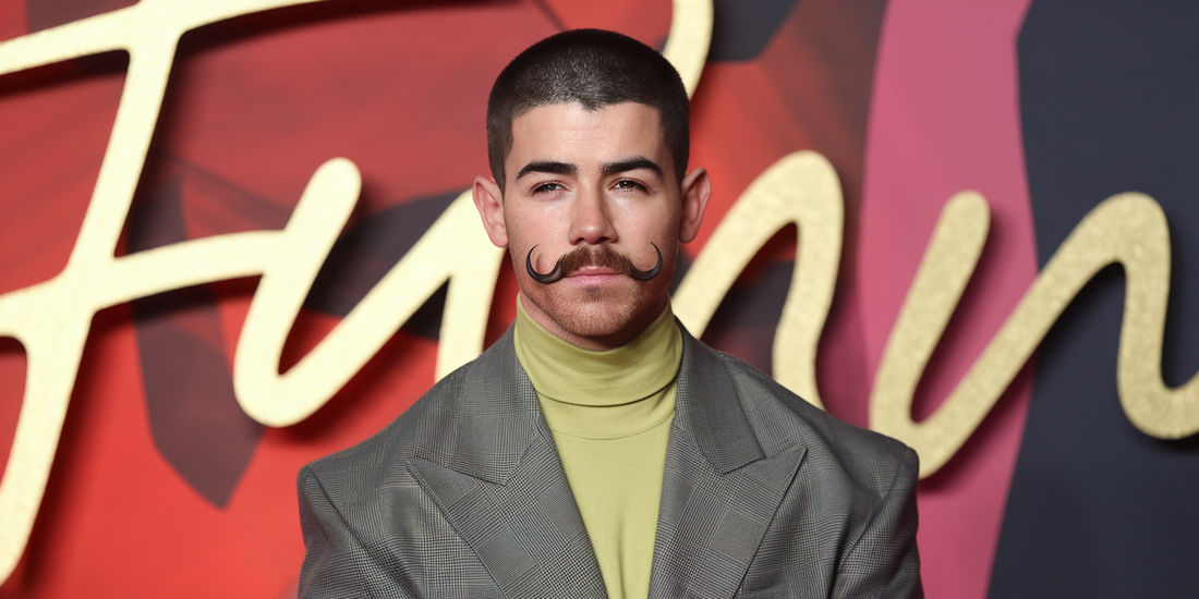 Joe Jonas' Retro Mustache Storms Instagram—Is This the Bold Look We've Been Waiting For?