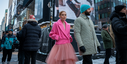 Outrageous Winter Style: NYC Rebels Flaunt Bright Hues & Matching Looks!
