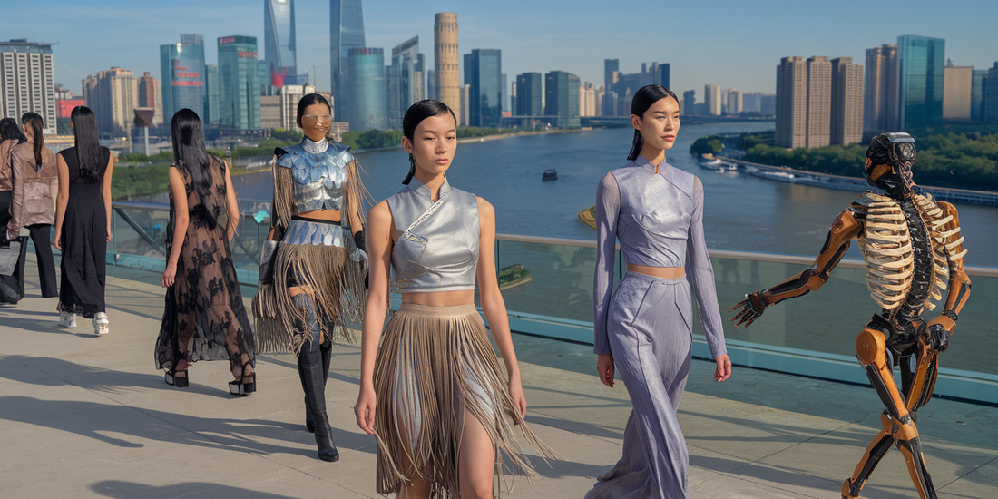 Shanghai Fashion Week Stuns: Rooftop Glamour, Pet Chic & Tech-Infused Fantasies!