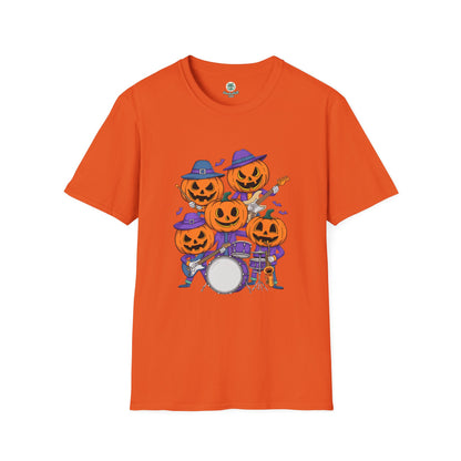 Little jack-o'-lanterns forming a band